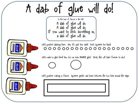 This Valentine's theme resource is easy to prep. . A dab of glue will do